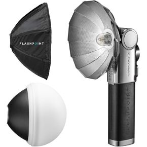 Flashpoint Flashback Lux Master Retro TTL Camera Flash Kit with Octa Softbox & Reflector with Dome