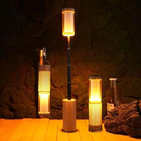 Camping Light Rechargeable Telescopic,Magnetic Camping Lantern, Waterproof Dimmable Camping Essential Flashlights, Camping Lamp for Emergency, Fishing, Hiking
