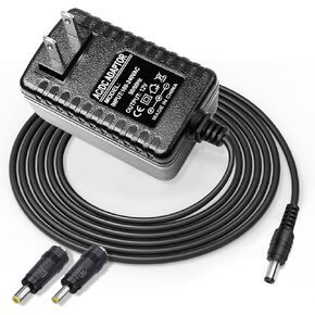 DC 12V CASIO لوحة مفاتيح شاحن طاقة سلك للوحة المفاتيح CASIO WK-1200 WK-1300 WK-1600 WK-1800 WK-1630 WK-3000 WK-3000D WK-3200 WK-3300 WK-3500 WK-3800 WK-8000 AD-12MLA (U) AD-12CL AC