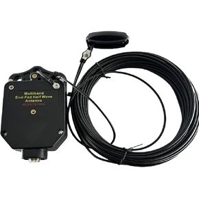 JYR8010-150W End Fed Antenna 150W Shortwave Radio Antenna 4 Band 10m 12m 15m 17m 20m 30m 40m 80m Long Wire Antenna 1:64 Balun No Tuning