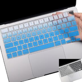 2 Pack Keyboard Cover for 2025-2023 MacBook Air 13" 15" M4 M3 M2, 2025-2021 MacBook Pro 14" 16" M4 M3 M2 M1 Pro/Max, Ultra Thin Keyboard Skin for 14.2" 16.2" MacBook Pro /13.6" 15.3" MacBook Air, US