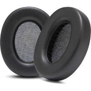 WC Padz Crusher ANC 2 - Premium Premium Premium Premium for Skullcandy Crusher ANC 2 Over -are سماعات الأذن بواسطة وسائد شريرة | تعزيز الراحة وعزل الصوت | أسود