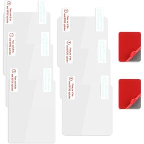 Electrostatic Film for Dash Cam, Sticker Shield for Windshields Double-Sided Adhesive Pad Electrostatic Stickers for Dash Cam Adhesive Clear Static Cling Films for Suction Cup Mounting