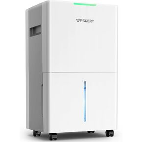 Wpsoert 4000 sq.ft Dehumidifiers for Home, Basement, Large Room, Bedroom, Smart Compressor Dehumidifier with Drain Hose, 45 Pint/Day, 3 Modes, Intelligent Humidity Control, Auto Defrost