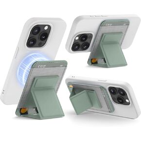Bundle - Compatible with iPhone 13 Pro Case (Calke Green) + Magsafe Wallet (Green)