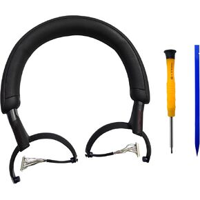 Headband Cushion and Swivel Hanger Assembly Replacement Parts for Sony WH-1000XM5 XM5 Headphones (Black)