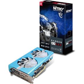 Sapphire Radeon Nitro+ RX 580 8GB GDDR5 Dual HDMI / DVI-D / Dual DP w/ Backplate Special Edition (UEFI) PCI-E Graphic Cards 11265-21-20G (Renewed)