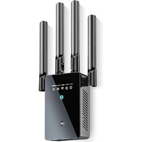 2025 WiFi Extender Signal Booster for Home, 10000 Sq.ft Long Range Internet Booster Extender, Faster Wireless WiFi Repeater with Ethernet Port
