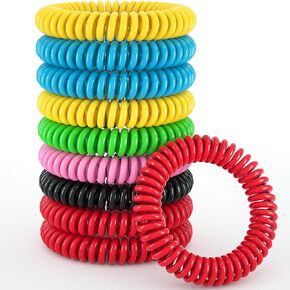 48 Pack Mosquito Repellent Bracelets for Adults & Kids, DEET-Free Wristbands, Individually Wrapped Bug Repellent Bands
