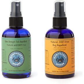 Nantucket Spider 2 Pack | 4 أوقية قوة إضافية طاردة القراد الطبيعية و 4 أوقية طارد الأخطاء الأصلية للناس | حجم السفر | صنع في الولايات المتحدة
