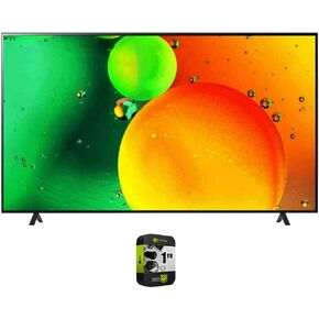 LG 55NANO75UQA 55 Inch HDR 4K UHD Smart NanoCell LED TV Bundle with 1 YR CPS Enhanced Protection Pack