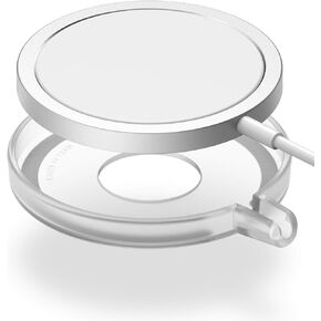 Ringke Slim متوافق مع حالة شاحن Magsafe (وليس لإصدار 2024) غطاء وسادة الشحن اللاسلكي المصمم لشاحن Magsafe 15W (A2140 ، 1M) - Clear Matte