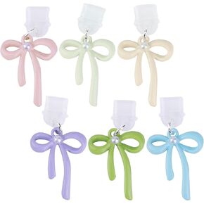 BOXOB 6pcs USB C Dust Plug Charm, Type C Butterfly Anti Dust Cover Charging Port Protector Cap Dirt Plugs Charm Stopper Compatible with Kindle (1.02x0.79 Inch, 6 Colors)