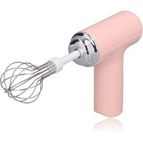 Cordless Handheld Whisk, Electric Hand Mixer Wide Application Lightweight Easy with 2pcs Mixing for Kitchen