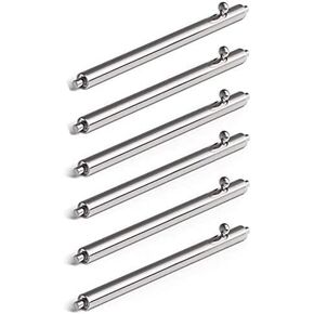 20mm Quick Release Spring Bar Pins Compatible with Garmin Series Watchbands, 6 Pack Stainless Steel Watch Band Strap Link Pins