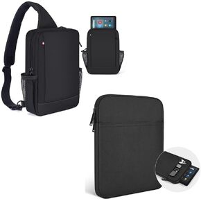 9-11 Inch Tablet Carrying Sleeve Case for Amazon Fire Max 11 2023/10.1" Fire HD 10 Plus Kids Pro / 11" iPad Pro M4 / 11" iPad Air M2, Samsung Galaxy Tab S8 S7 A8 S7 S6 S 11" 10.5" Tablet Case
