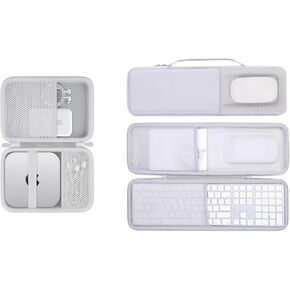 co2CREA Hard Case for Apple 2024 Mac Mini M4 + Magic Keyboard + Mouse