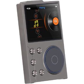 MP3 Player with Bluetooth 5.3, 16GB Digital Music Player 5.3 Lossless DSD DAC FLAC Player with 2.4inch HD Display Screen, Portable Audio Player, Supports Expanded Up to 256GB