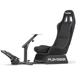 Playeat Evolution Sim Racing Cockpit | مريح سباق محاكاة قمرة القيادة | متوافق مع جميع عجلات التوجيه والدواسات في السوق | يدعم الكمبيوتر الشخصي و Console | طبعة Actifit
