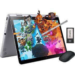 SAMSUNG 12.2" FHD 2-in-1 Touchscreen Chromebook Plus Laptop for Business&Students, Intel Dual-Core, 4GB RAM, 224GB Storage(64GB eMMC+160GB Docking Station Set), Stylus Pen, Wireless Mouse, Silver