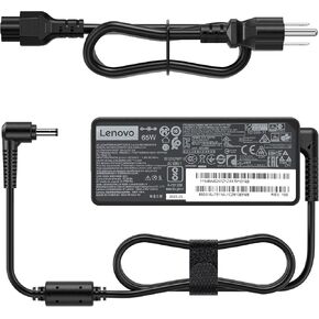 65W Laptop Charger for Lenovo IdeaPad 1 3 5 330-14, 330-15, 330-17, 510-15, 330s-14, 330s-15 Lenovo Flex 4 5 6 Ideapad 110 510 520 530s 710s S145 S340 Yoga 710 Power Cord ADLX65CDGU2A (4.0x1.7mm)