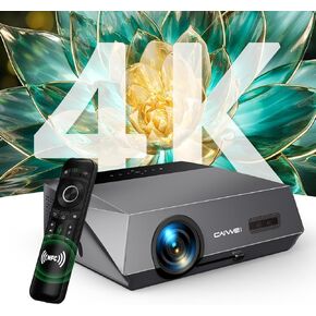 4K Daytime Projector 1500 ANSI Ultra Bright Smart Projector with DSP Sound, Auto Focus, NFC for Easily Casting, Gaming Projector for Daylight Viewing, Bright Room Home theater Outdoor Movie A10Q