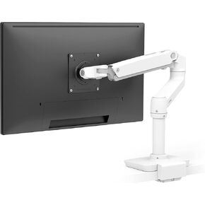 Ergotron – LX Single Monitor Arm, VESA Desk Mount – for Monitors Up to 34 Inches, 7 to 25 lbs – Low Profile Clamp, Matte Black