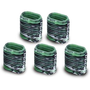 Fishing Reel Grip, 5 pcs Non-Slip Rubber Universal Casting Spinning Fishing Rod Sleeve Baitcaster Knob Covers Fishing Reel Handle Grip