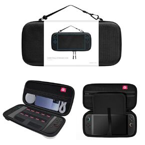 DUEQID Carrying Case Compatible with Switch 2, Protective Portable Travel Hard Case with Pockets for Cassettes