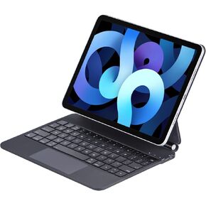 mobee Magic Keyboard Case for iPad Air 11 inch (M3/M2, 2025/2024), iPad Pro 11 (4th/3rd/2nd/1st Gen) & iPad Air 5th/4th, Magnetic case with Keyboard, Multi-Touch Trackpad, Backlit