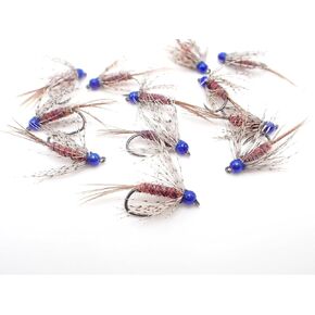 Brent's War Bird Tungsten Bead Head Soft Hackle Flies (12 Pack)