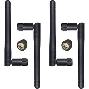 2 PCS Dual Band WiFi 2.4g 5g 5g 5g 6e هوائي SMA موصل الذكور ، متوافق مع WiFi Router Camera Camer