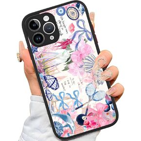 متوافق مع حالة iPhone 16 ، حالة جمالية CollageBow Phone Case Print Art Protection (لـ iPhone 16)