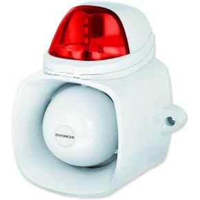 Seco-Larm SH-816S-SMQ/R Enforcer 4-in-1 Multi-Purpose Siren/Strobe, Red