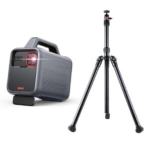 NEBULA Mars 3 Outdoor Portable Projector with Universal Tripod 3 Feet Black Tripods