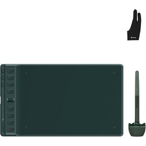 2023 HUION Inspiroy 2 Medium Drawing Tablet with Scroll Wheel 8 Customized Keys with Artist Glove