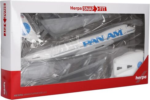 Herpa Snap-fit Airplane Model UPS Boeing 747-8F on Scale of 1:250, Plastic Miniature with pedastal, Model Building, Collectors Edition in Kuwait