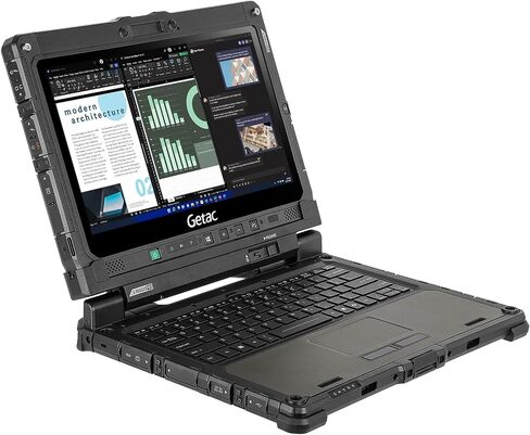 Getac K120 Rugged 2 في 1 12.5 "كمبيوتر محمول FHD ، Intel Core I5-8250U ، 16GB DDR4 RAM ، 256GB SSD ، شاشة تعمل باللمس ، لوحة مفاتيح الإضاءة الخلفية ، HDMI ، Windows 11 Pro (متجدد) in Kuwait