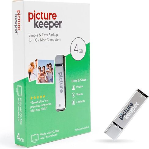 Picture Keeper Photo & Video USB Flash Drive for Mac and PC Computers, 8GB Thumb Drive in Kuwait