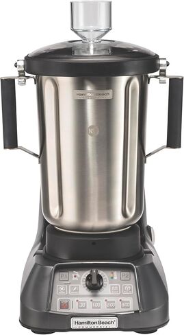Hamilton Beach Commercial EXPEDITOR 1 Gallon / 4 Liter Culinary Blender, 3.5 HP Motor, Precision Control Touchpad, Custom Blending Programs, Clear Lid with Dosing Cup, NSF Certified, HBF1100SR in Saudi Arabia