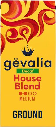 Gevalia House Blend Decaf متوسطة القهوة الأرض المشوية ، كيس 12 أوقية in Saudi Arabia