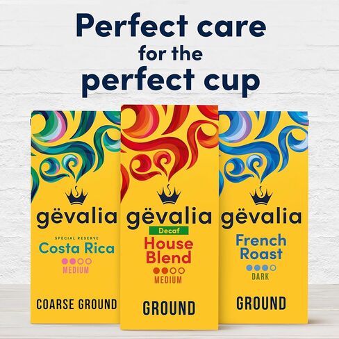 Gevalia House Blend Decaf متوسطة القهوة الأرض المشوية ، كيس 12 أوقية in Saudi Arabia