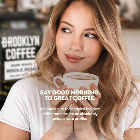 BROOKLYN COFFEE Whole Bean, French Dark Roast (5lb) Silky Smooth, Bold, Balanced - Fresh Bulk Coffee Beans Roasted Weekly in NYC in Saudi Arabia