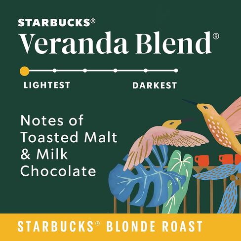 Starbucks K-Cup Coffee Pods, Starbucks Blonde Roast Coffee, Veranda Blend for Keurig Brewers, 100% Arabica, 4 boxes (96 pods total) in Saudi Arabia