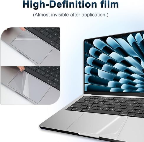 2-Pack Trackpad Protector for MacBook Air 15.3" (A3241, M4 Chip) Clear Laptop Touchpad Cover Skin Protective Accessories for 2025 MacBook Air 15.3 Inch (15.3 in) in Saudi Arabia