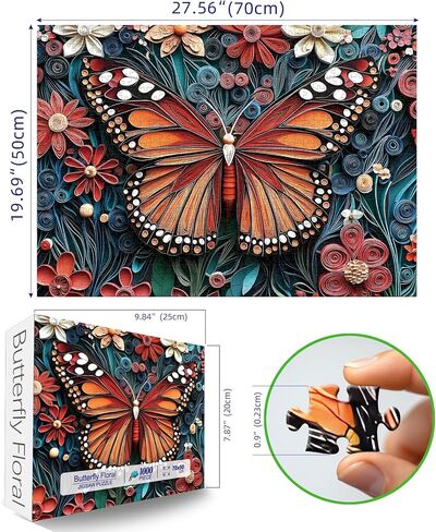 Farm Animals Puzzle - 1000 Piece Jigsaw Puzzle for Adults -Challenging Puzzle Perfect for Game Nights - Finished Size is 27.55 x 19.68 Inches in Kuwait