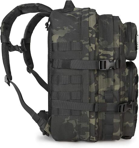 Enhanced Military Tactical Backpack, Army Assault 3 Day Bug Out Bag Molle Rucksack with ISO Standard in Saudi Arabia