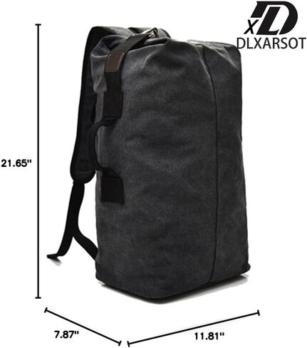 Military Tactical Backpack Large Capacity Travel Climbing Bag Duffel Bag Top Load Double Strap Canvas Backpack in Kuwait