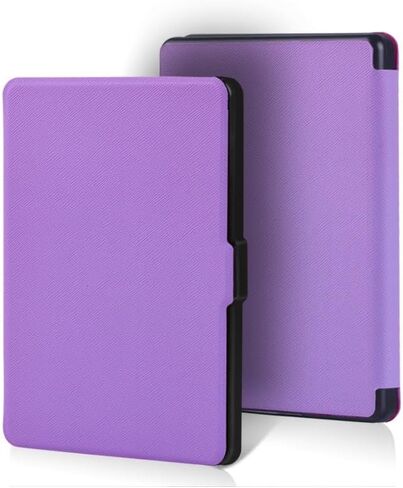 Case for 6" for Kindle Paperwhite (7th/6th/5th Gen 2015/2013/2012 Released Model: DP75SDI or EY21) Ultra Slim Smart Leather Protective Cover with Auto Wake/Sleep Purple in Kuwait