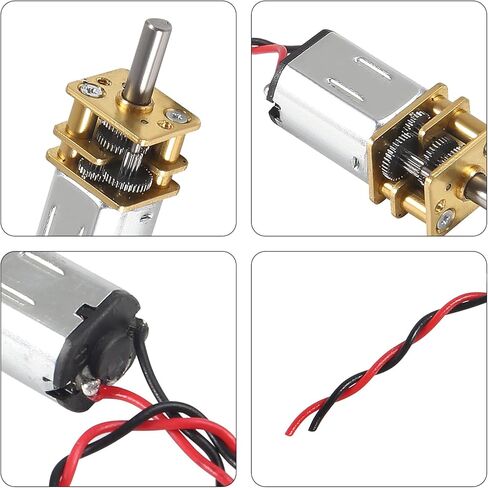 3pcs DC 3V-6V Mini Micro N20 Gear Motor Motors SPEED SPEED Full Metal Gear Box in Kuwait